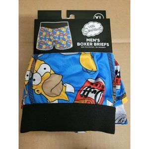 The Simpsons Mens XL 40-42 Boxer Briefs Multicolor Homer Duff Beer New